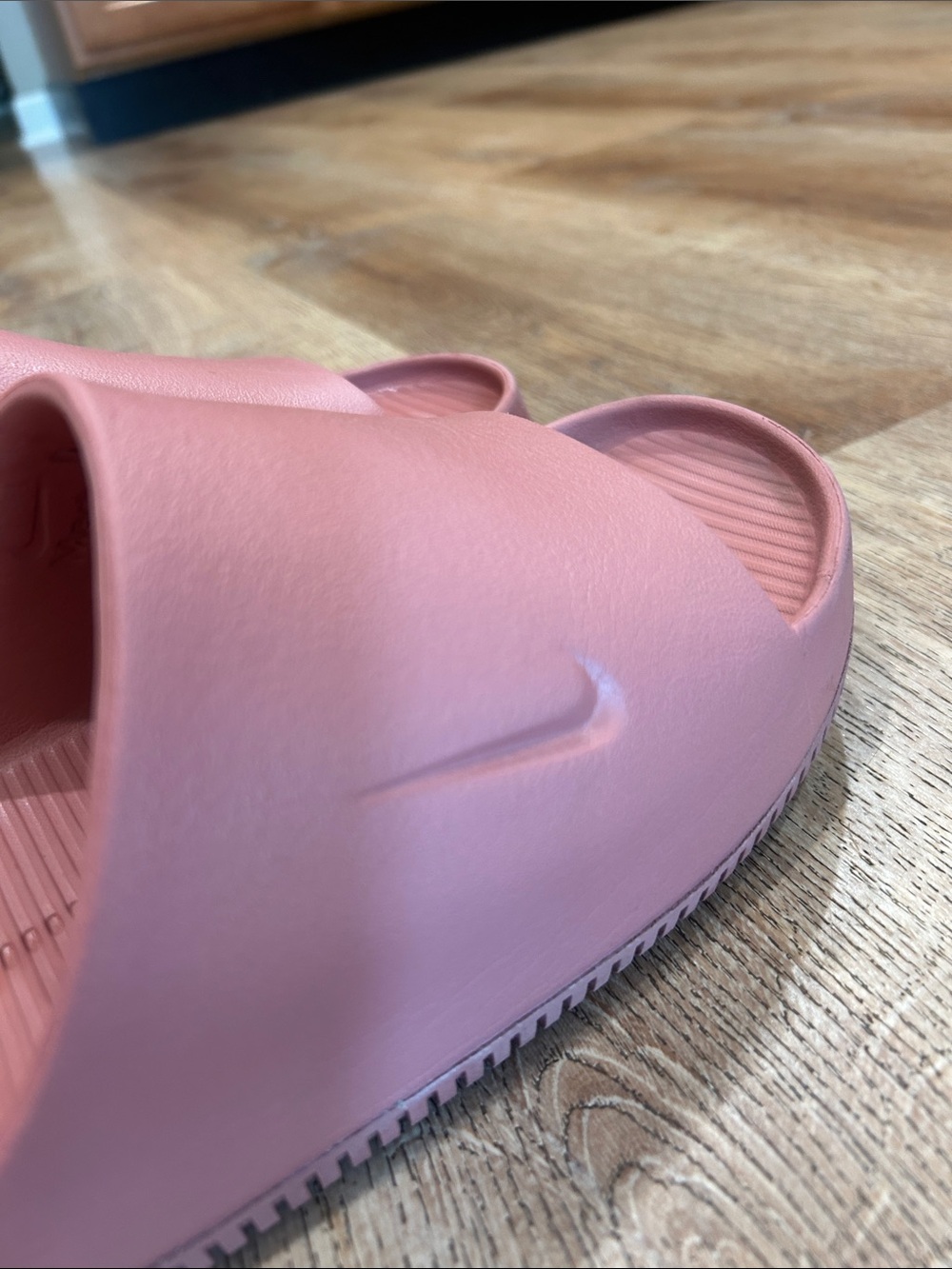 Nike Canyon Pink Calm Slide Sandals. - Picture 2 of 5